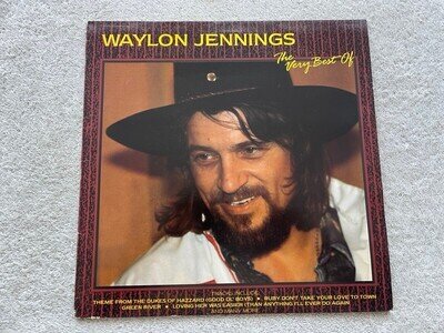 Waylon Jennings The Very Best of ~ 1986 UK VINYL LP RECORD ALBUM CST023 A1-B1 EX