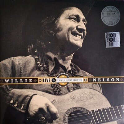 Willie Nelson Live At the Texas Opry house 1974 2 X 12" Vinyl LP 2022 NEW/SEALED