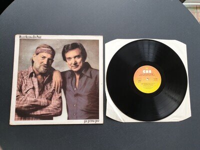 WILLIE NELSON RAY PRICE SAN ANTONIO ROSE 1980 UK PRESS 12" VINYL RECORD LP
