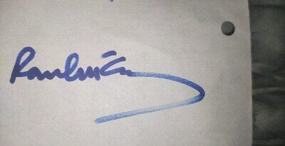 Paul McCartney Autograph Cut Page
