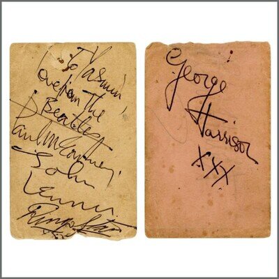 The Beatles 1963 Autographs (UK)