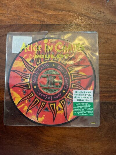Alice in Chains Would? 7" Picture Disc 1992 UK