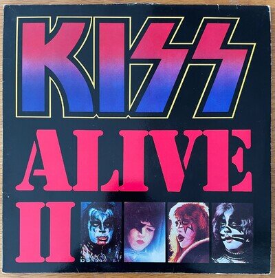 KISS - ALIVE II 1982 UK Casablanca Press 2xLP EX
