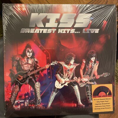Kiss Greatest Hits Live Vinyl LP Gatefold Sleeve Still Sealed