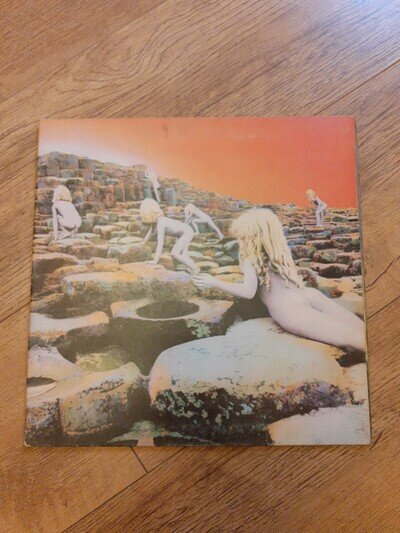 Led Zeppelin Vinyl Houses Of The Holy 1973 Uk Press STERLING RL Gatefold...