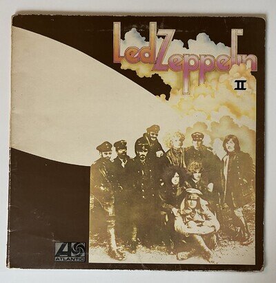 LED ZEPPELIN II VINYL LP ATLANTIC UK 1969 RED PLUM A5/B4 KILLING FLOOR CREDIT
