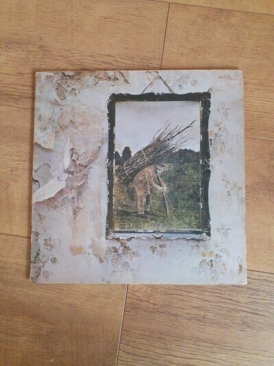 LED ZEPPELIN ~ LED ZEPPELIN IV (Four Symbols) 1971 UK Plum ATLANTIC LP Gatefold