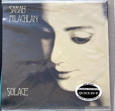 SARAH MCLACHLAN - SOLACE 2002 CLASSIC RTH 2005 NEAR MINT 200g US REISSUE
