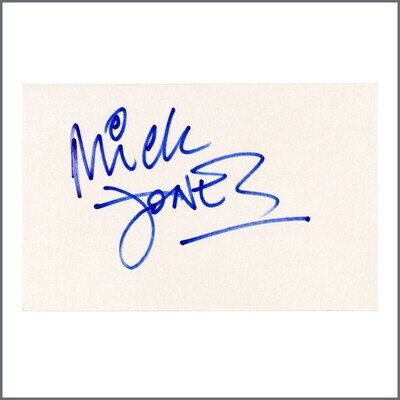 The Clash Mick Jones Autograph (UK)