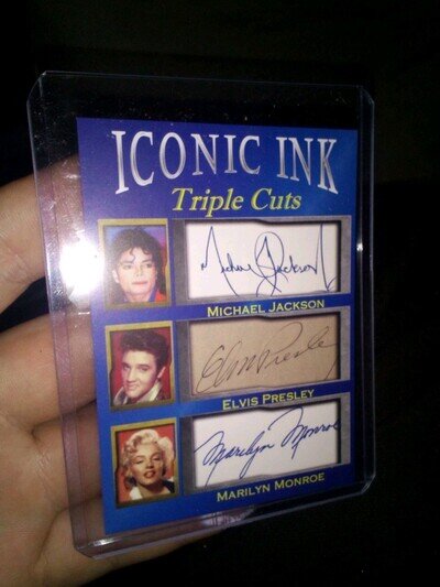 Michael Jackson Autograph Marilyn Monroe Elvis Presley