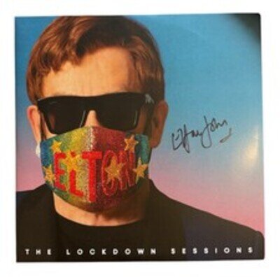 Elton John Signed Lockdown Sessions Vinyl FULL AUTOGRAPH ✍️ coa Provided