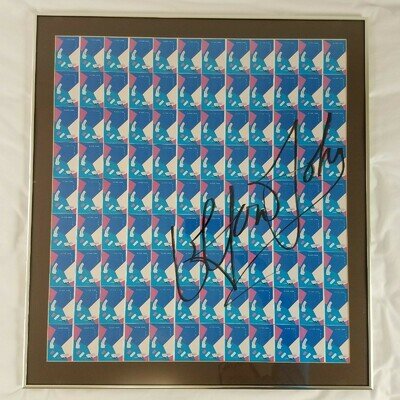 Elton John 21 at 33 Poster Autograph Signed by Elton - Matted and Framed