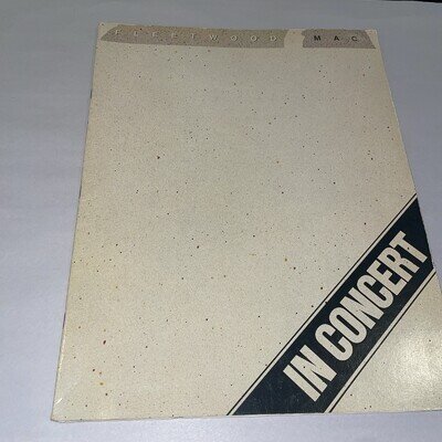 Fleetwood Mac 1979 In Concert Program Color Photo Facsimile Autograph