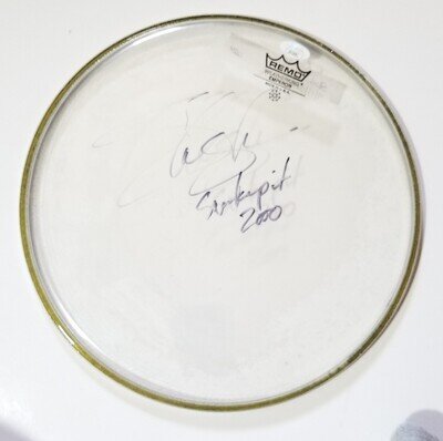 SLASH of Guns N' Roses REAL SIGNED 12" Drumhead JSA LOA Autograph Snakepit 2000