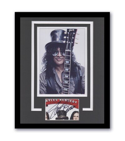 Slash Guns N' Roses GNR Autograph Signed 11x14 Framed Photo Display ACOA