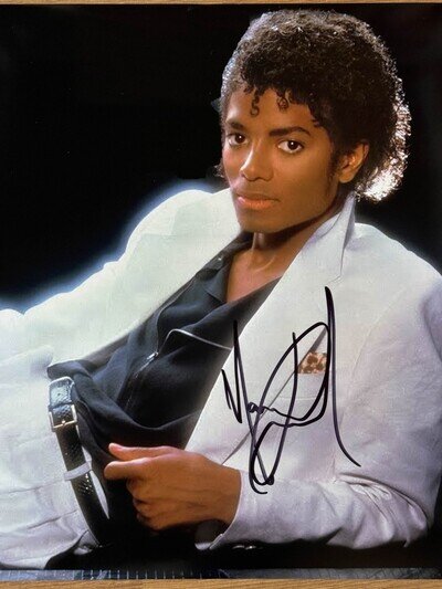 Michael Jackson Signed 8x10 Autographed Photo + COA Billie Jean Thriller Beat It