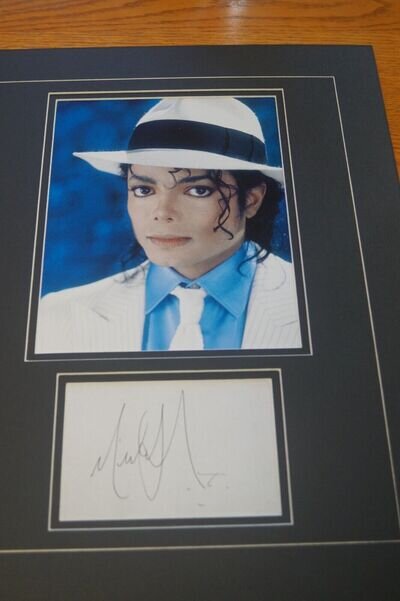 MICHAEL JACKSON AUTOGRAPH, Certified by Premier Authentication