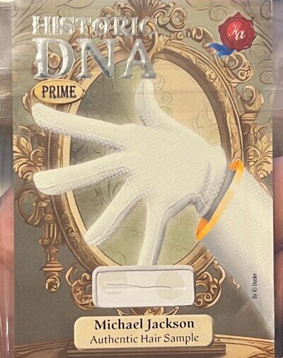 MICHAEL JACKSON 2024 HISTORIC AUTOGRAPH PRIME DNA HAIR RELIC CARD L/E 17/20