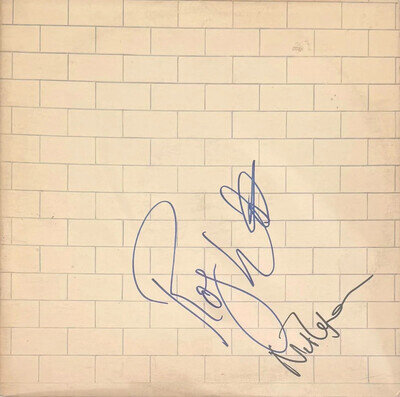 Roger Waters and Nick Mason Signed "The Wall" LP