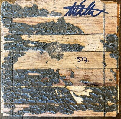 METALLICA VERY RARE AUTOGRAPHED RECORDING STUDIO RELIC BLACK ALBUM JUSTICE #517