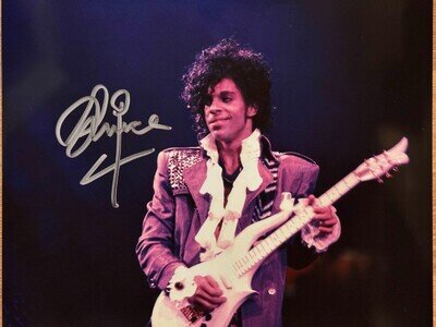 Prince Signed Purple Rain 8x10 Autographed Photo / Picture + COA