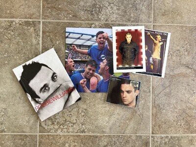 Robbie Williams Memorabilia With Autograph
