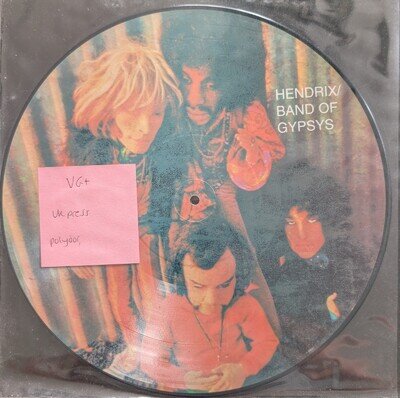 Jimi Hendrix Band Of Gypsy Vinyl Record VG+ Picture Disc 2480005