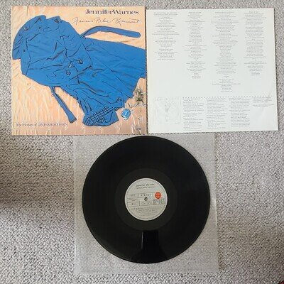 JENNIFER WARNES-FAMOUS BLUE RAINCOAT-GERMAN ISSUE LP ON CYPRESS/RCA RECORDS-VG
