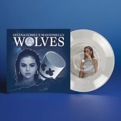 Selena Gomez Wolves 7th Anniversary Limited Clear Vinyl 7” NEW