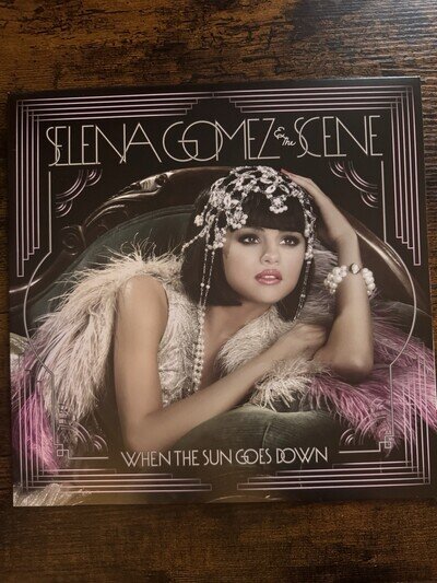 Selena Gomez Scene When the Sun Goes Down Purple White Swirl Vinyl