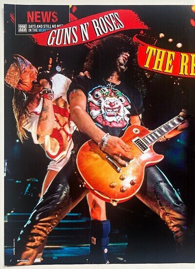 GUNS N ROSES - 2012 full page UK magazine poster