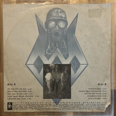 Sodom Better Off Dead Steamhammer LP 1990 Album. No Cover