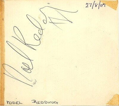 Noel Redding Autograph Saville Theatre 1967