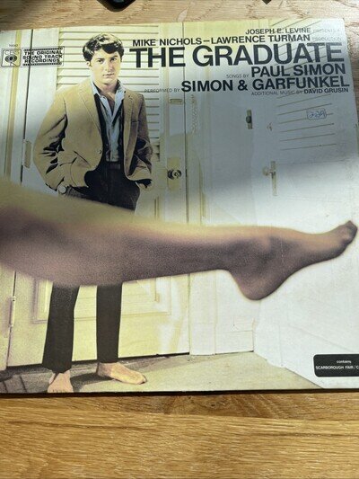 THE GRADUATE SOUNDTRACK LP - SIMON & GARFUNKEL - CBS 70042 Stereo. Excellent