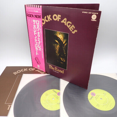 The Band ‎– Rock Of Ages: The Band In Concert Japan LP OBI VINYL ECP-93067B