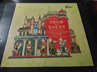 Joel Cohen - The World Of Adam De La Halle VG++ Original Turnabout Record 1972