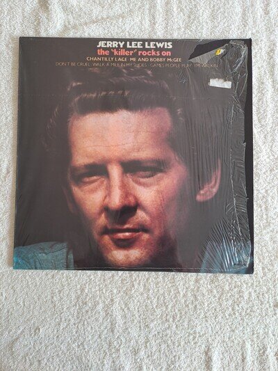 Jerry Lee Lewis - The Killer Rocks On Vinyl LP TESTED EXCELLENT CONDITION