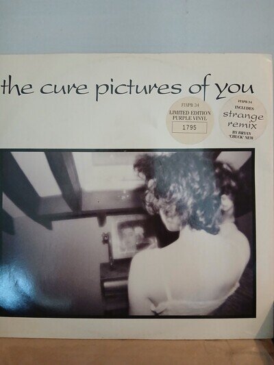 THE CURE -Pictures Of You- Rare UK Purple Vinyl 12” + Picture Sleeve LOW NUMBER!