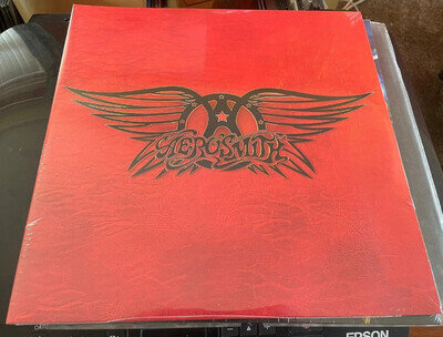 Aerosmith – Greatest Hits Red & Black Ghostly Coloured Vinyl LP 2023 Sealed