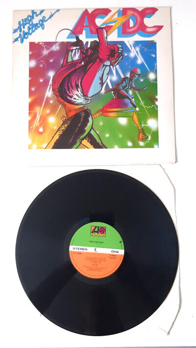 AC/DC High Voltage LP 1976 A1/B1 Atlantic Records K50257 Vinyl