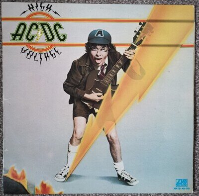 AC/DC - High Voltage - 12" Vinyl Record - 1976 - Spanish Release