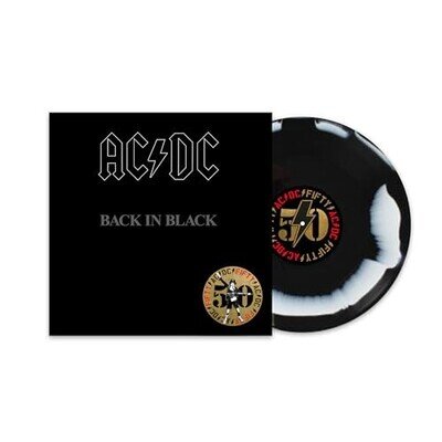 AC/DC / Back In Black (1LP BLACK WHITE SWIRL 2024) [VINYL]
