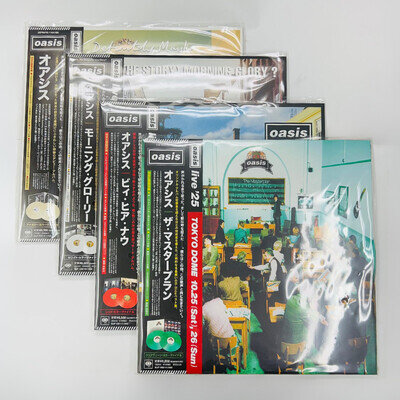 Oasis Limited Color Vinyl 2LP 4-Set - Japan 2000-Set Exclusive New