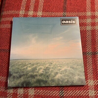 OASIS WHATEVER LTD PINK & BLUE SPLATTER VINYL 7" SEALED NUMBERED 30th Anniver