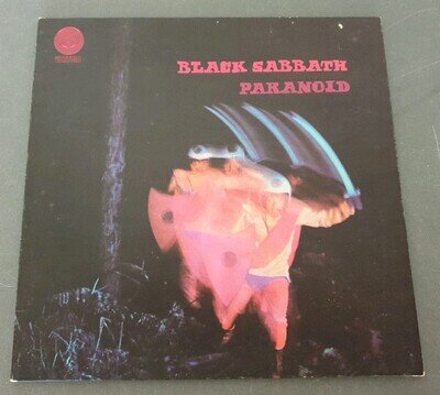 Black Sabbath Paranoid Vinyl Vertigo 6360 011 Vinyl LP Album BIG BEAR CREDITS !