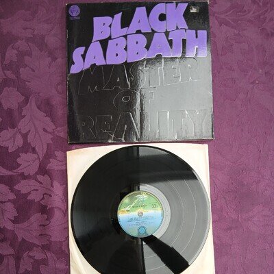 BLACK SABBATH “Master of Reality" Vinyl LP Vertigo Spaceships 6360 050 Ex Vinyl
