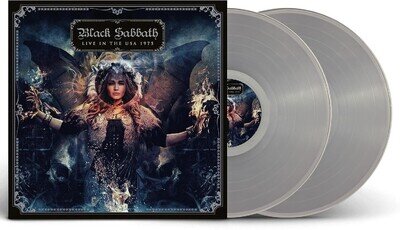 BLACK SABBATH- Live 1975 In The USA 2-LP (NEW 2023 CLEAR Vinyl) Ozzy Osbourne