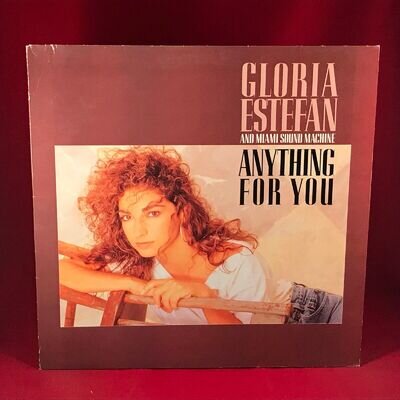 GLORIA ESTEFAN Anything For You 1988 UK vinyl LP Epic record Rhythm Is Gonna D