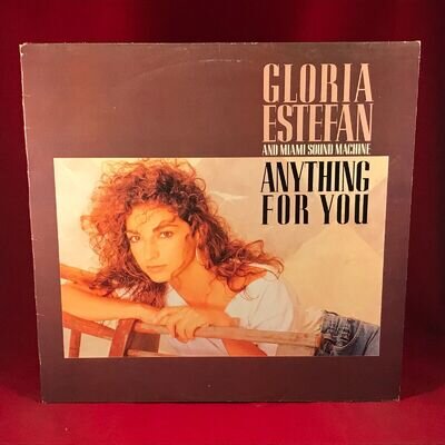 GLORIA ESTEFAN Anything For You 1988 UK vinyl LP Epic record Rhythm Is Gonna C