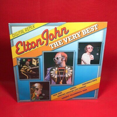 ELTON JOHN The Very Best 1985 Belgian Vinyl LP Daniel Rocket Man Greatest Hits